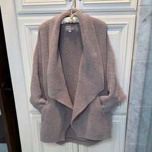 Barefoot Dreams Cozy Chic Women's Sweater in Soft Tan